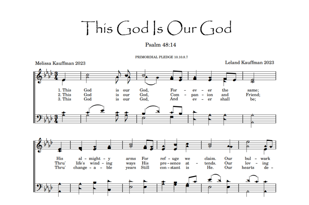 Post image for This God Is Our God