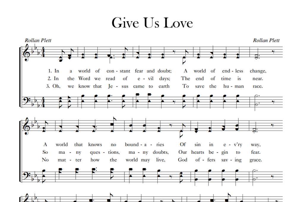 Post image for Give Us Love