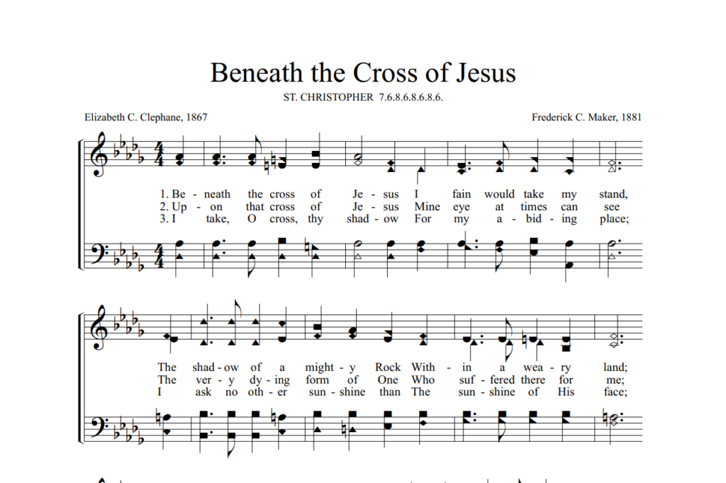 Post image for Beneath the Cross of Jesus