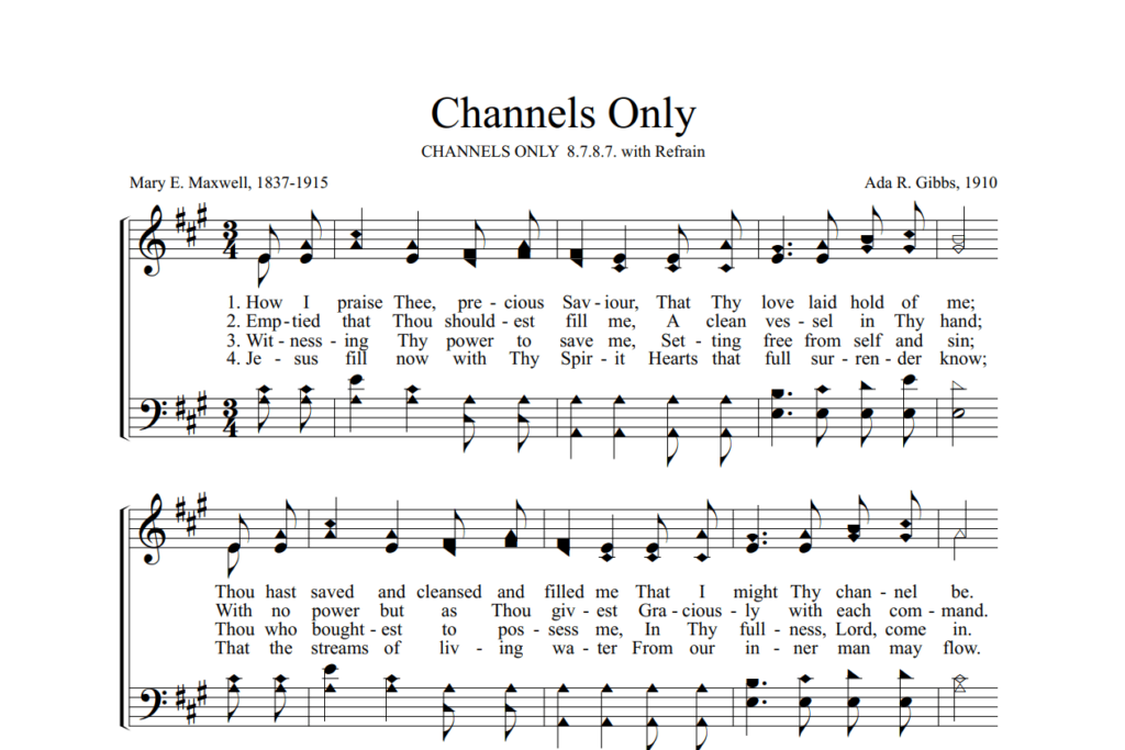 Mary E. Maxwell - Hymntide