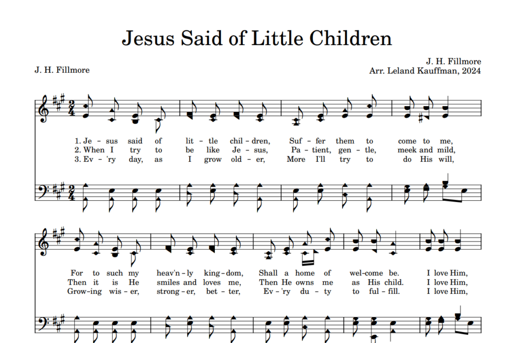 Post image for Jesus Said of Little Children
