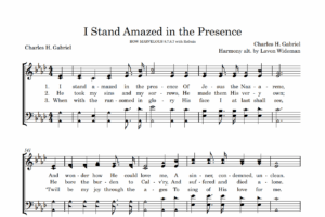 Post image for I Stand Amazed in the Presence