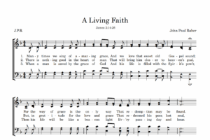 Post image for A Living Faith