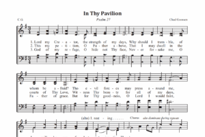 Post image for In Thy Pavilion